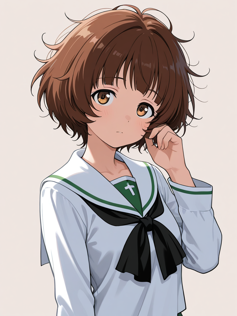 Akiyama Yukari — Girls Und Panzer character card