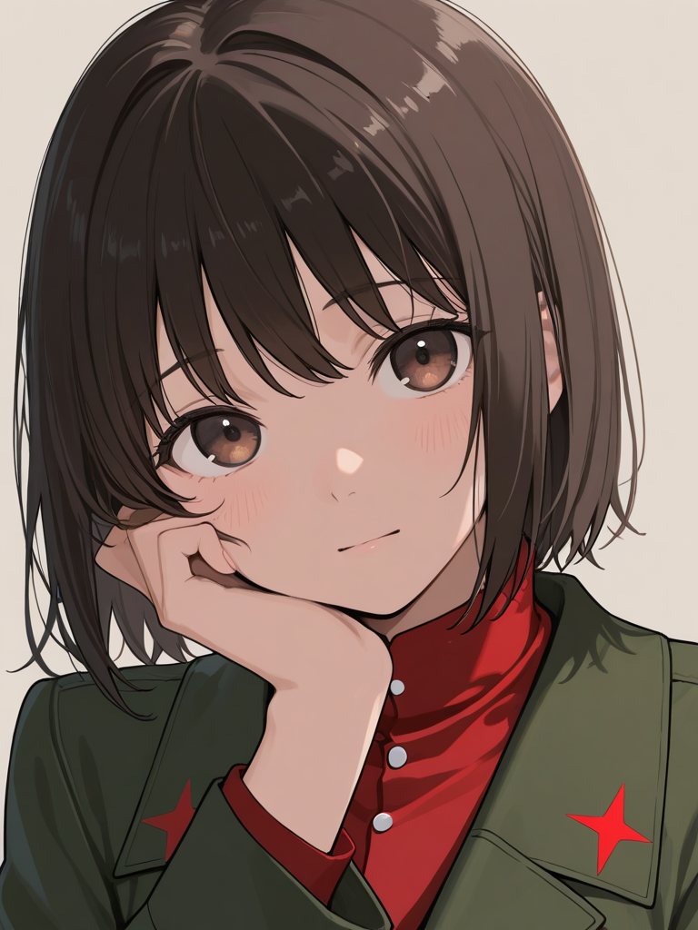 Alina (Girls Und Panzer) — Girls Und Panzer character card