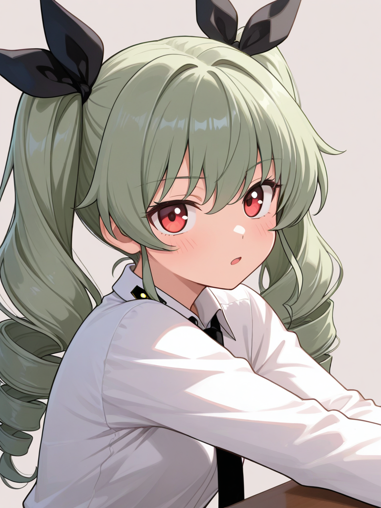 Anchovy (Girls Und Panzer) — Girls Und Panzer character card