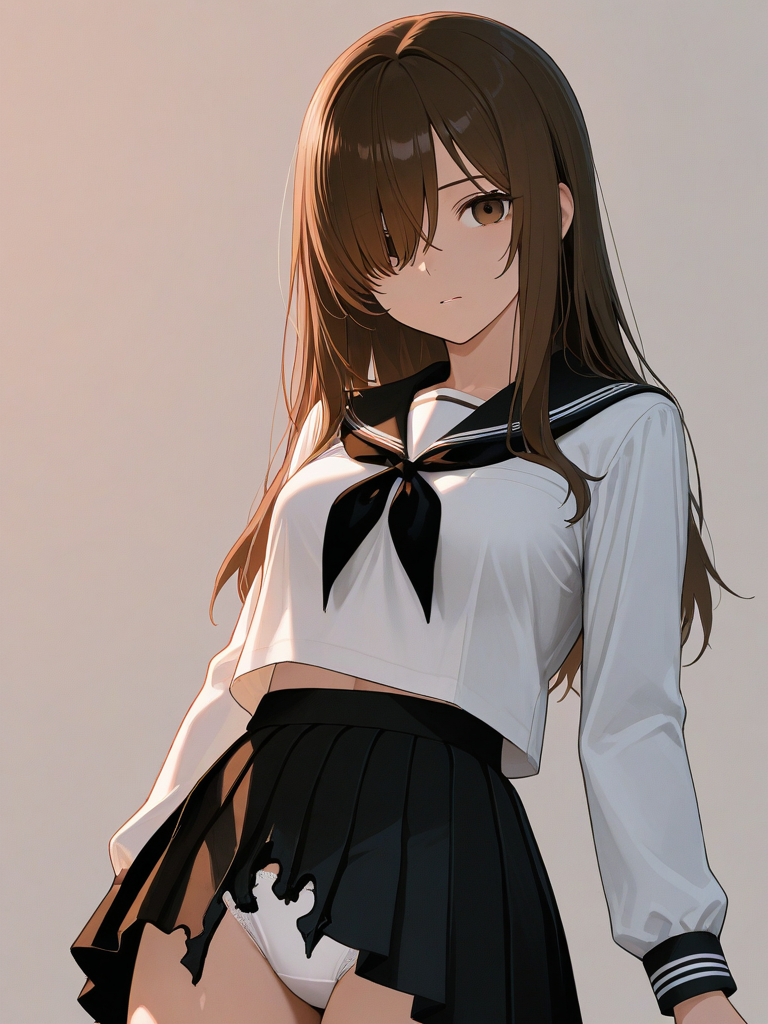 Android Girl Aki — Original character card