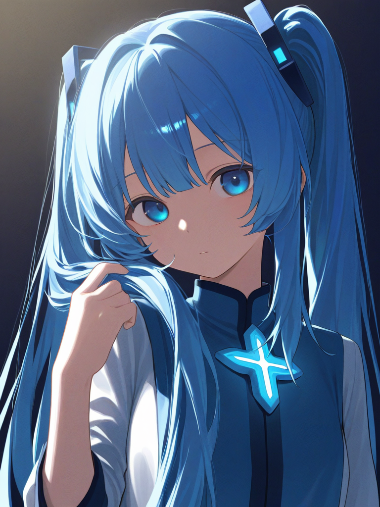 Aoki Lapis — Vocaloid character card