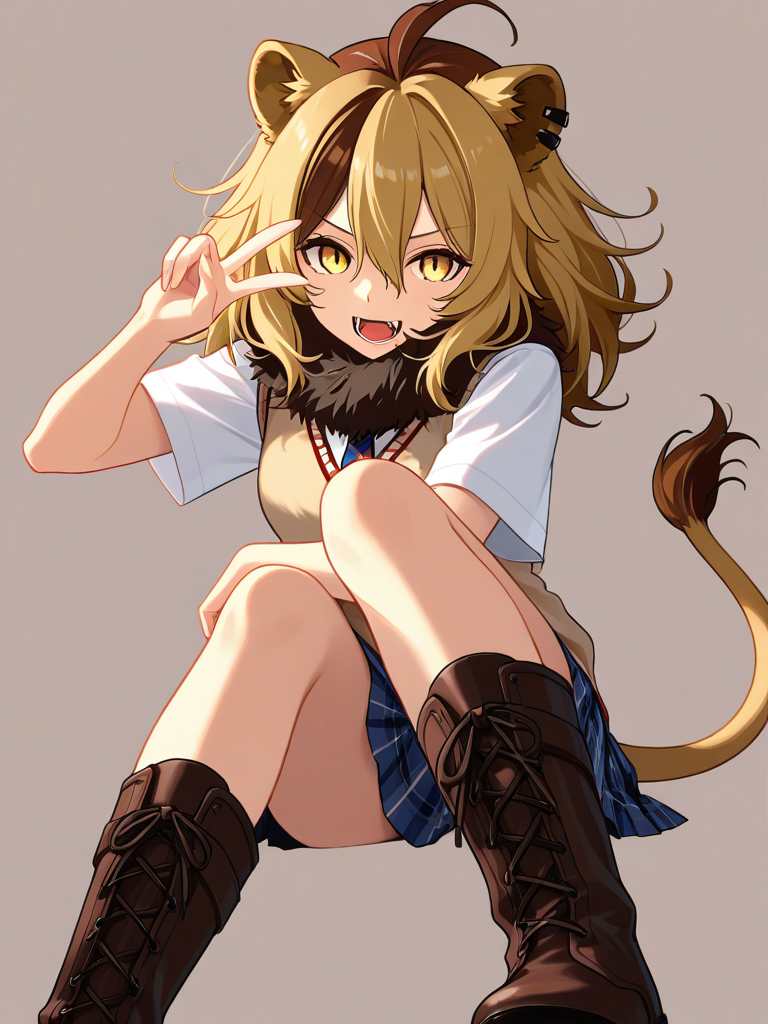 Barbary Lion (Kemono Friends) — Kemono Friends character card