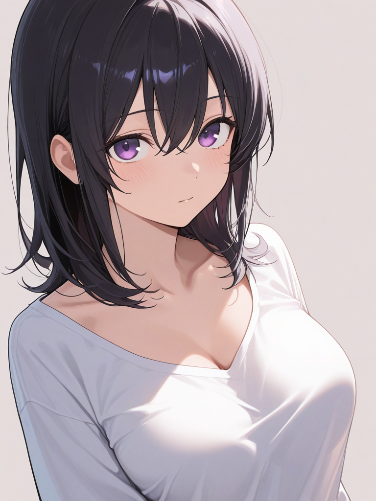 Black Hair-chan (Ramchi) — Original character card
