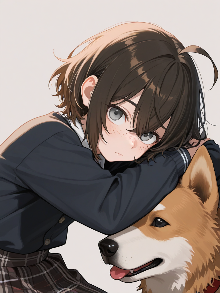 Blind Girl's Dog (Popopoka) — Original character card