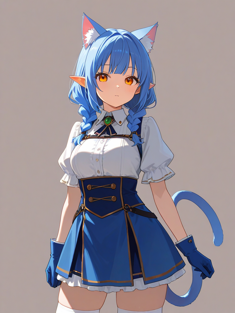 Blue Cat (Precure) — Precure character card