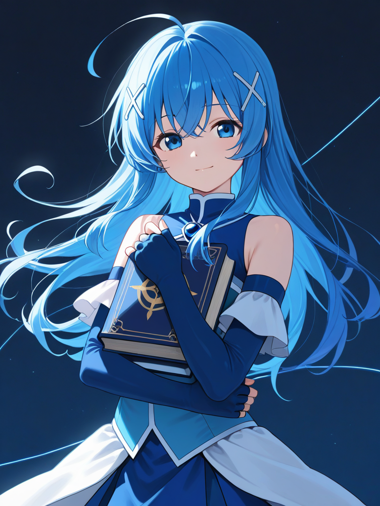 Book Of The Azure Sky — Lyrical Nanoha character card