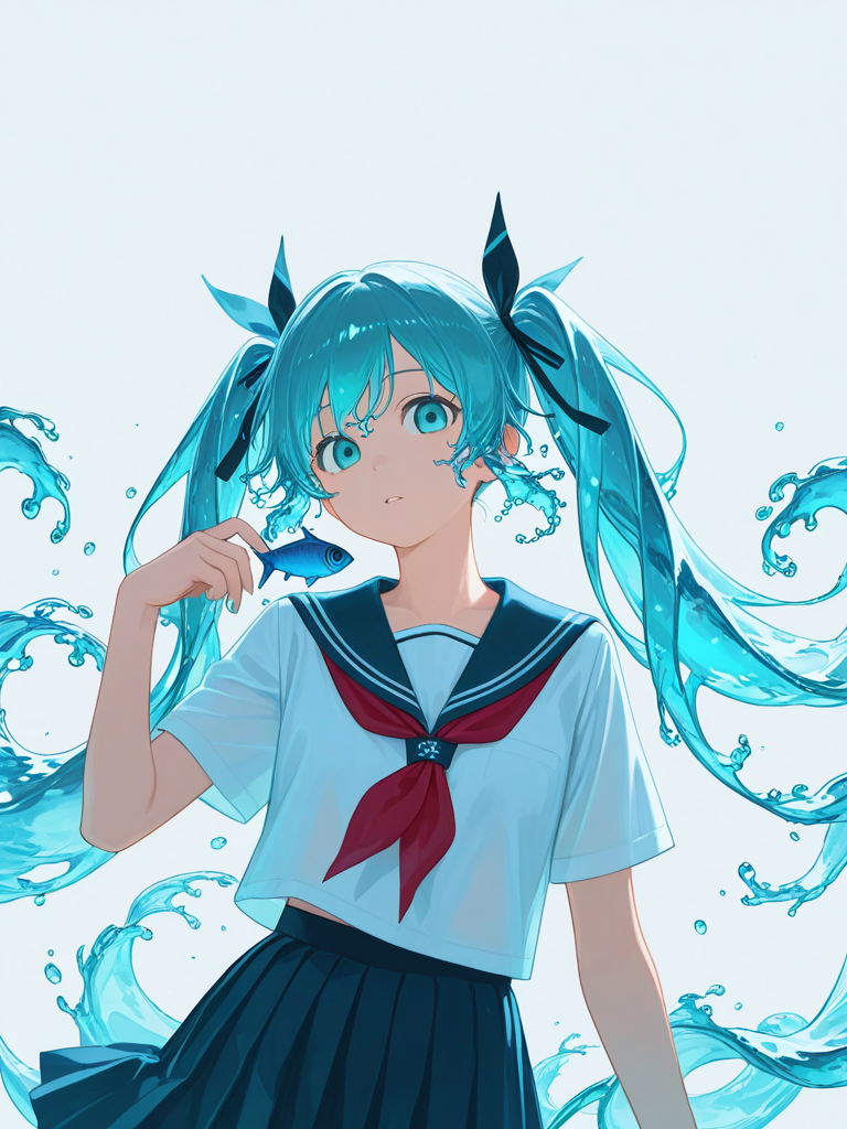 Bottle Miku — Vocaloid character card