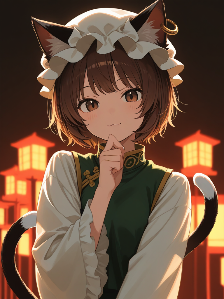 Chen — Touhou character card