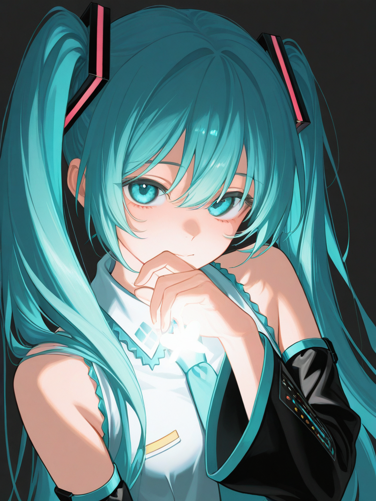 Chibi Miku — Vocaloid character card