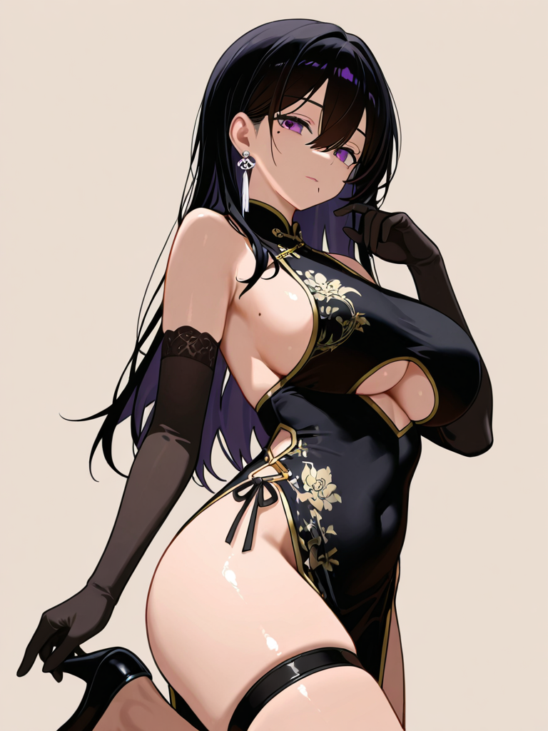 Classy-black-haired Girl (Hayabusa) — Original character card