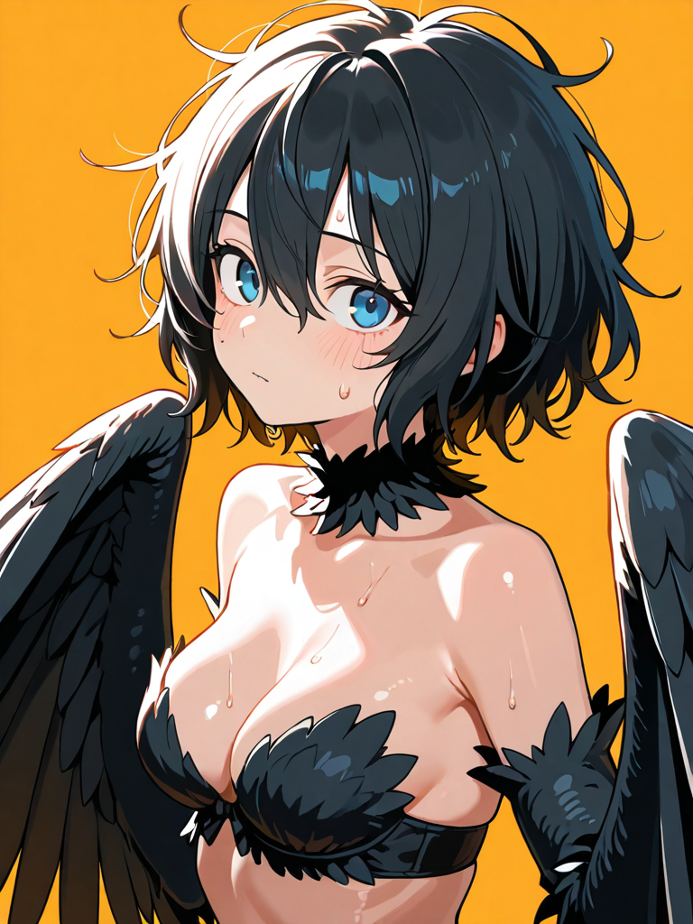 Crow-chan (Karasu Raven) — Original character card