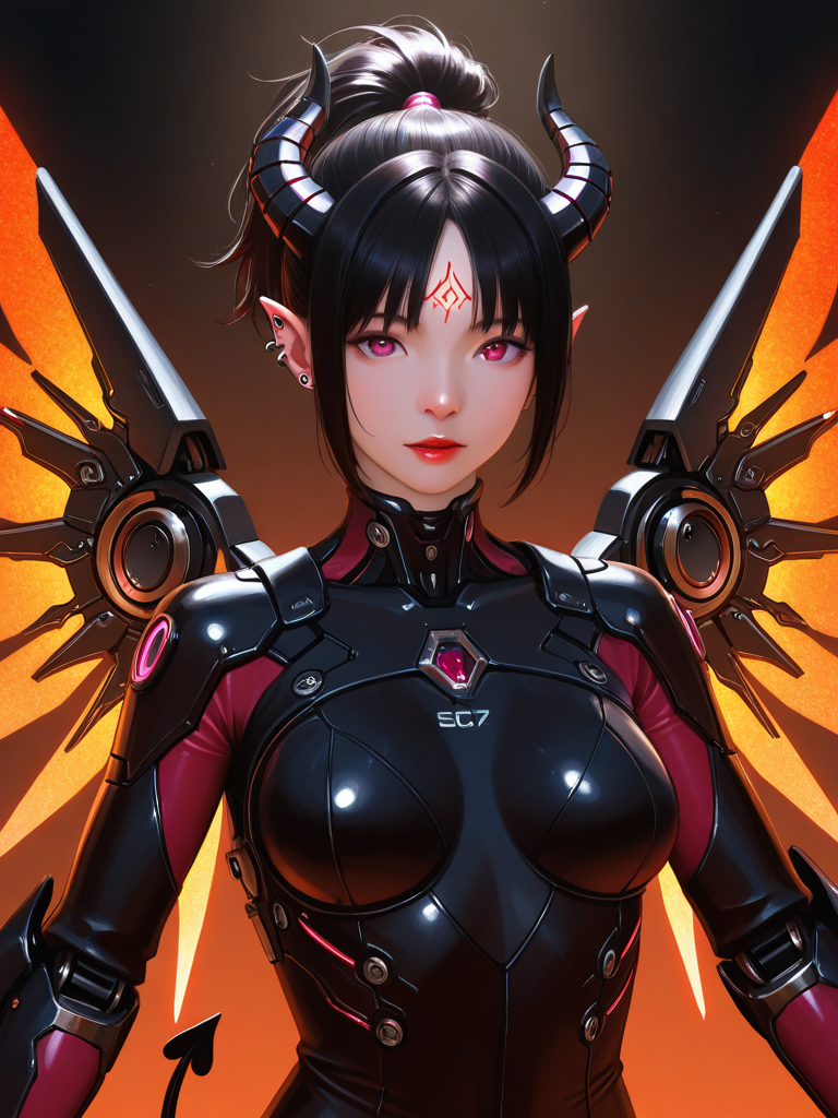 Devil Mercy — Overwatch character card