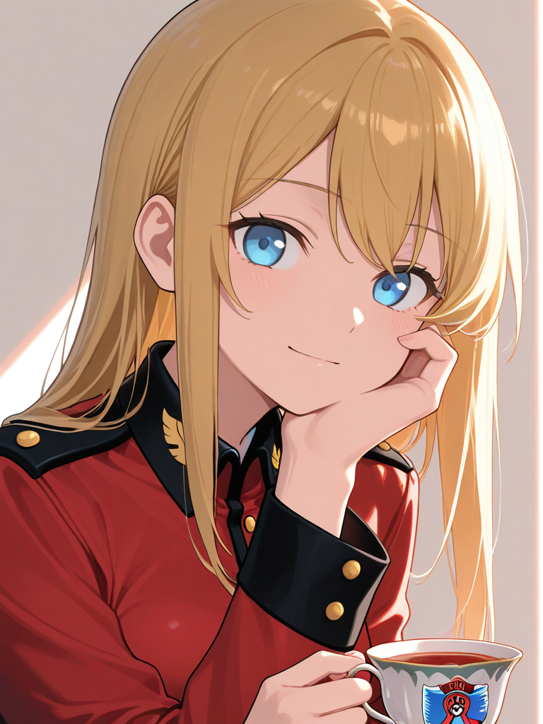 Earl Grey (Girls Und Panzer) — Girls Und Panzer character card