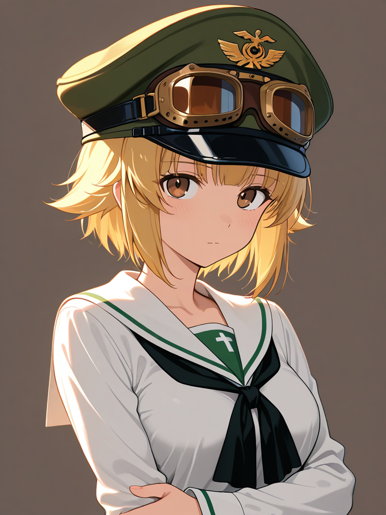 Erwin (Girls Und Panzer) — Girls Und Panzer character card