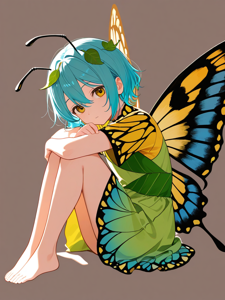 Eternity Larva — Touhou character card