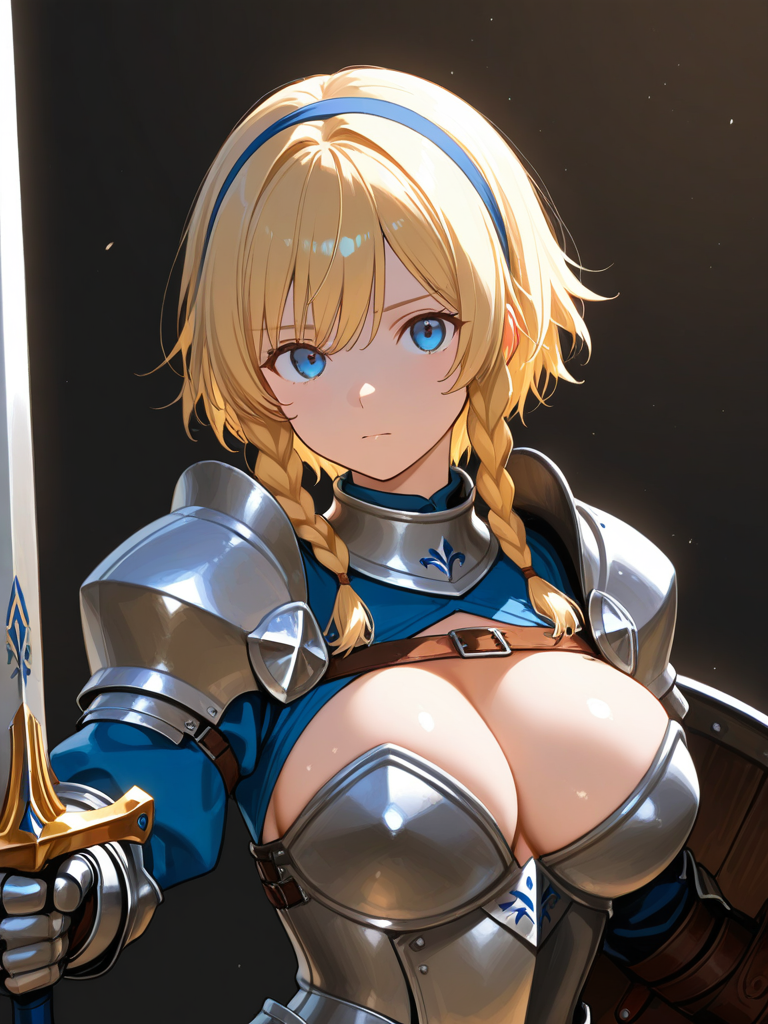 Exiled Warrior Leina — Queen's Blade character card
