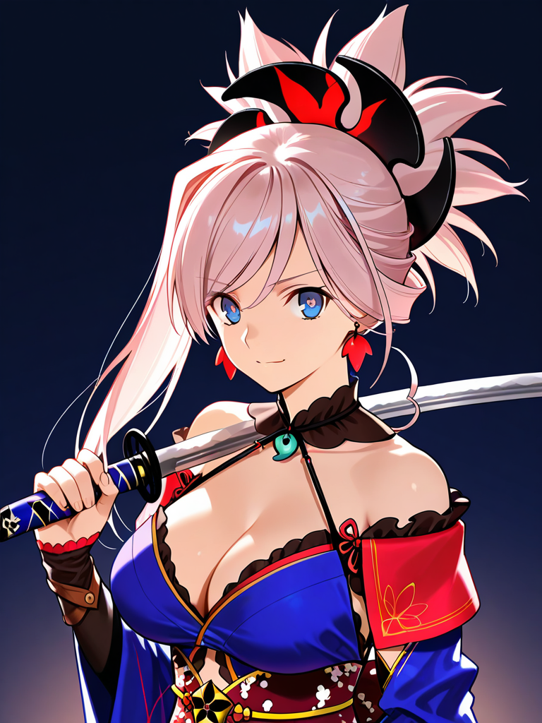 Miyamoto Musashi (Second Ascension) (Fate) — Fate character card