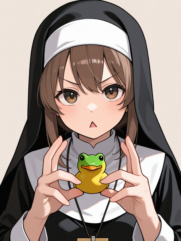 Froggy Nun (Diva) — Little Nuns (Diva) character card