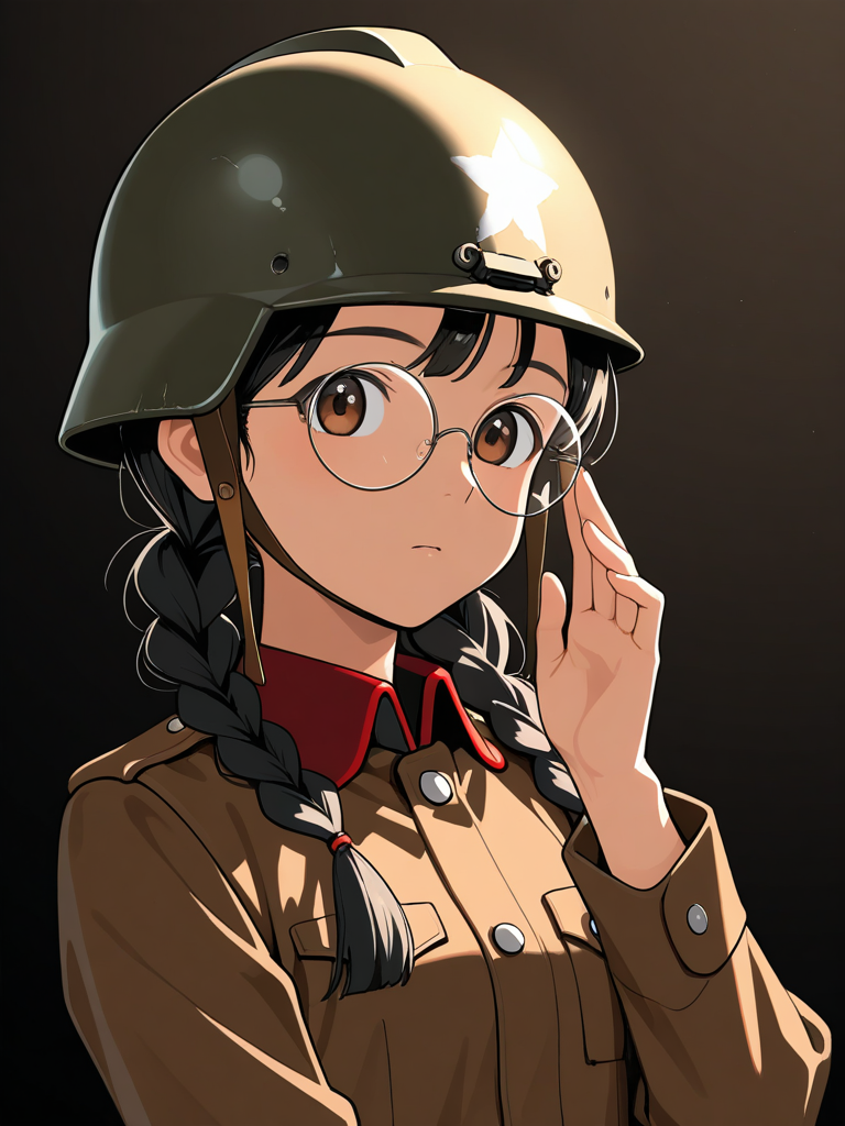 Fukuda Haru — Girls Und Panzer character card