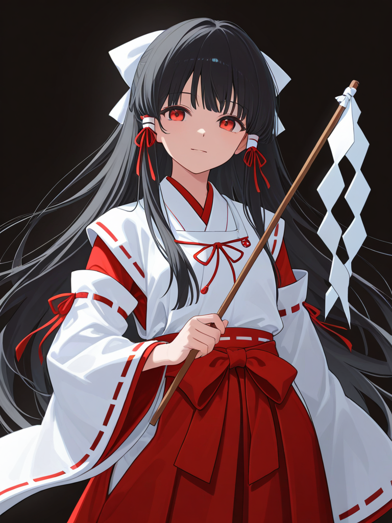 Girl Who Trained On Mt. Haku (Touhou) — Touhou character card