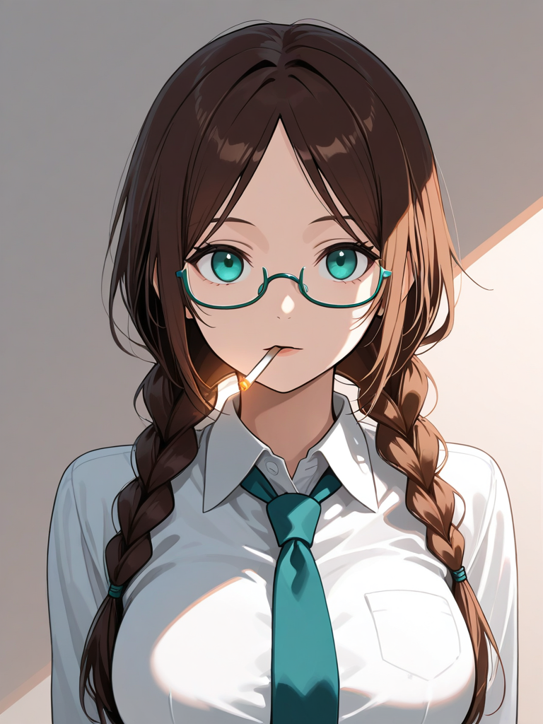 Glasses Girl (Nameo) — Original character card