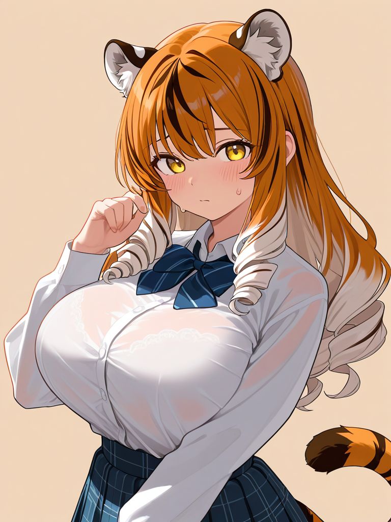 Golden Tabby Tiger (Kemono Friends) — Kemono Friends character card