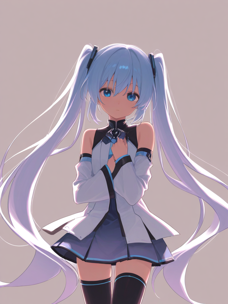 Hagane Miku — Vocaloid character card