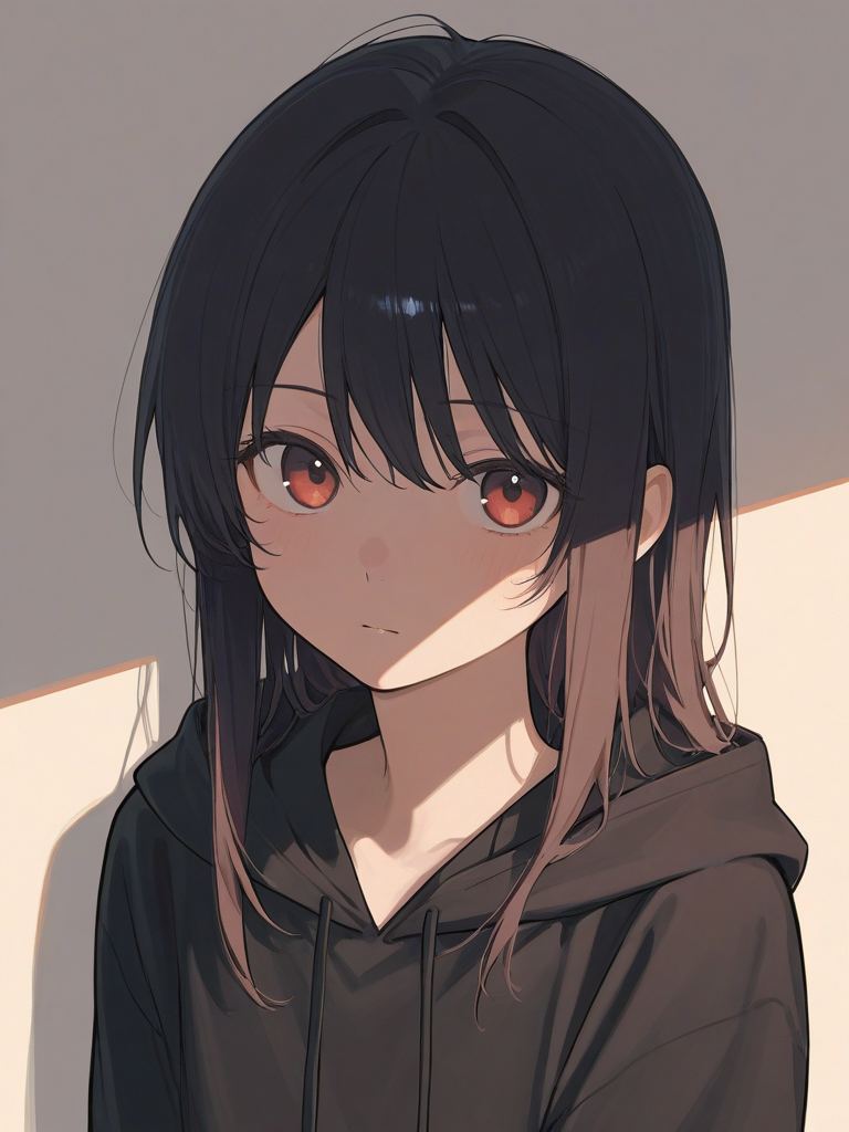 Hair Bun Girl (Nagioka) — Original character card