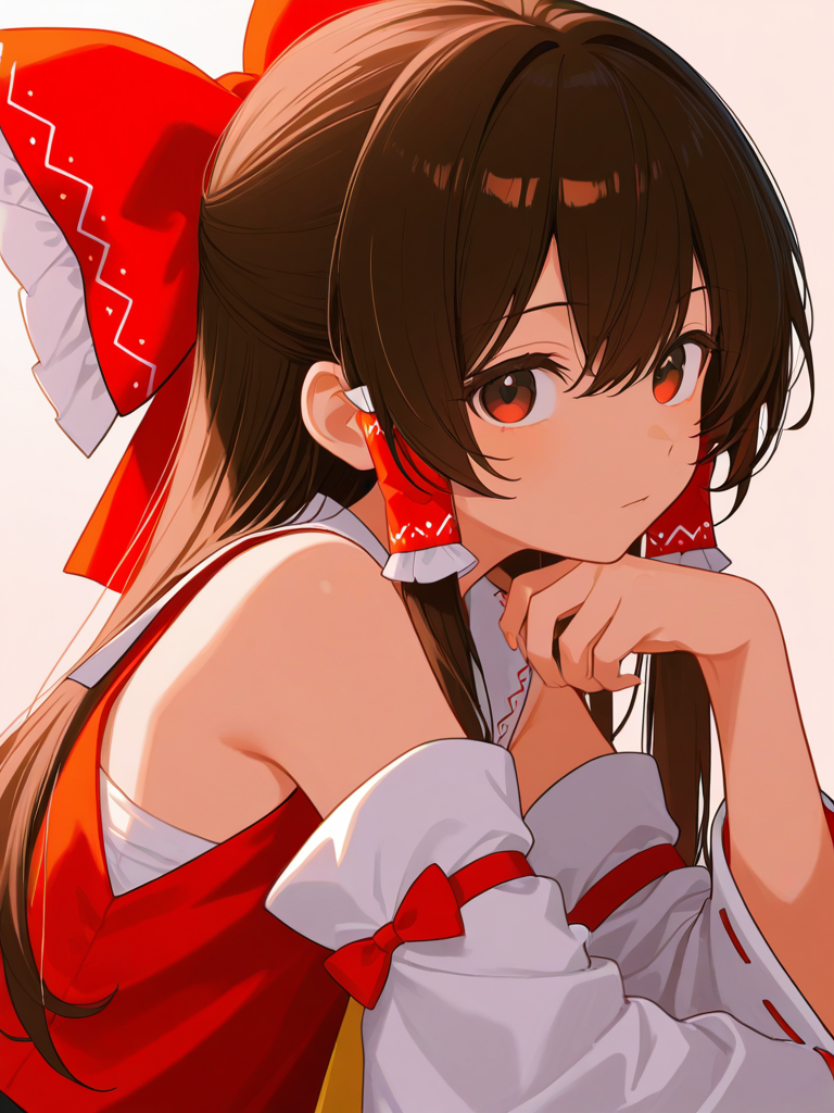 Hakurei Reimu — Touhou character card
