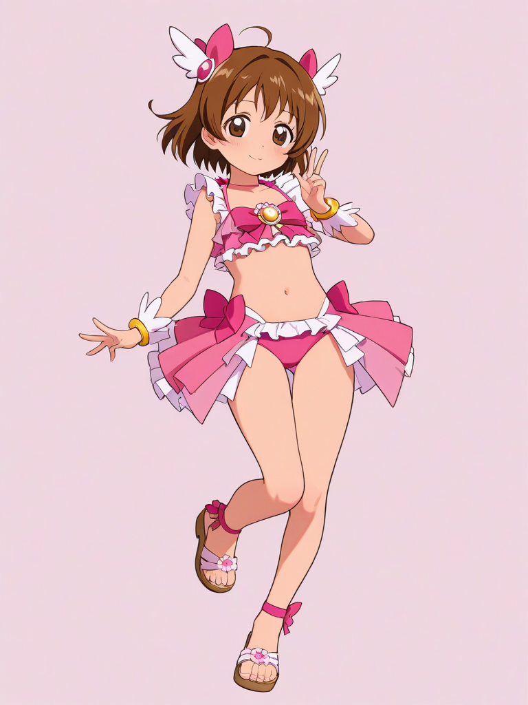 Hanami Yuzuka — Mahou Shoujo Nante Mou Ii Desukara. character card