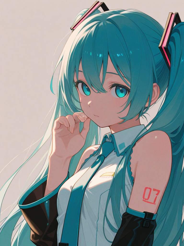 Hatsune Miku — Vocaloid character card