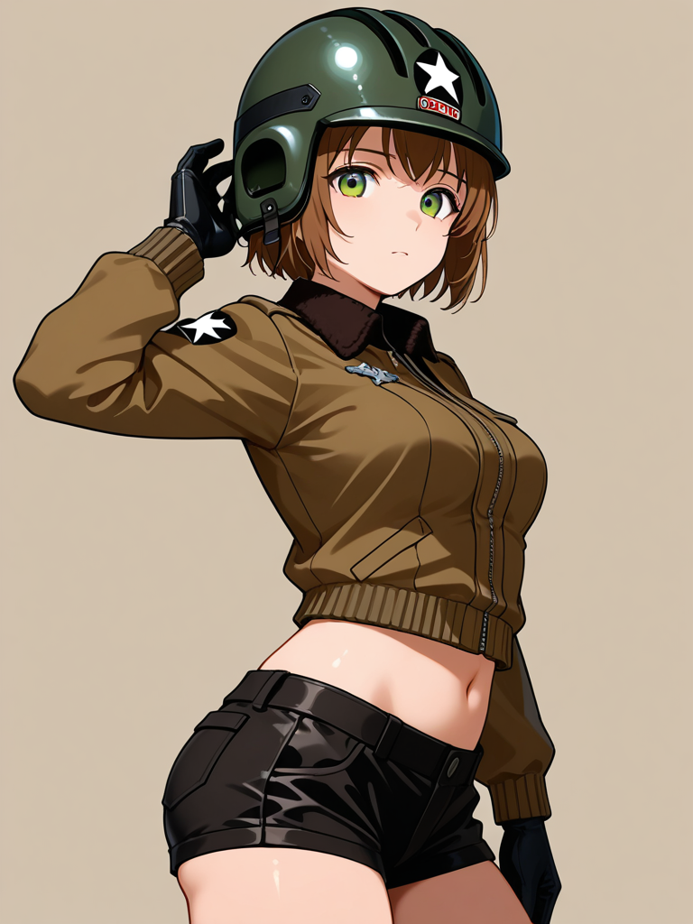 Helmet-chan (Girls Und Panzer) — Girls Und Panzer character card