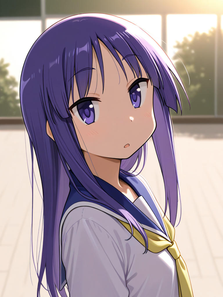 Hinata Yukari — Yuyushiki character card