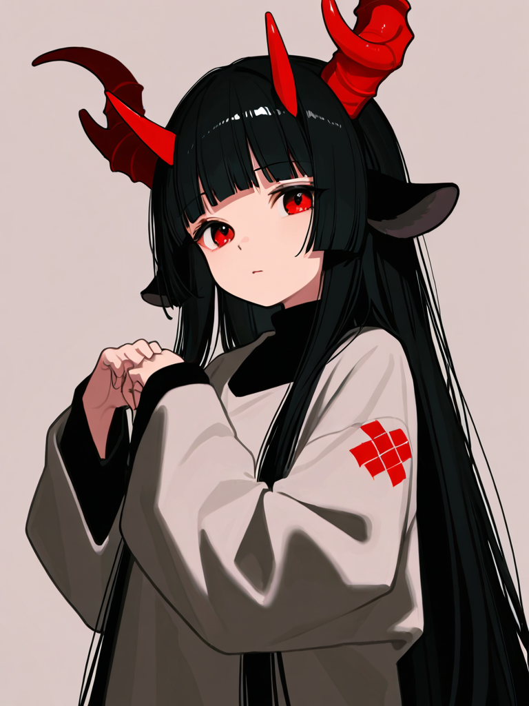 Horned Girl (Jaco) — Original character card