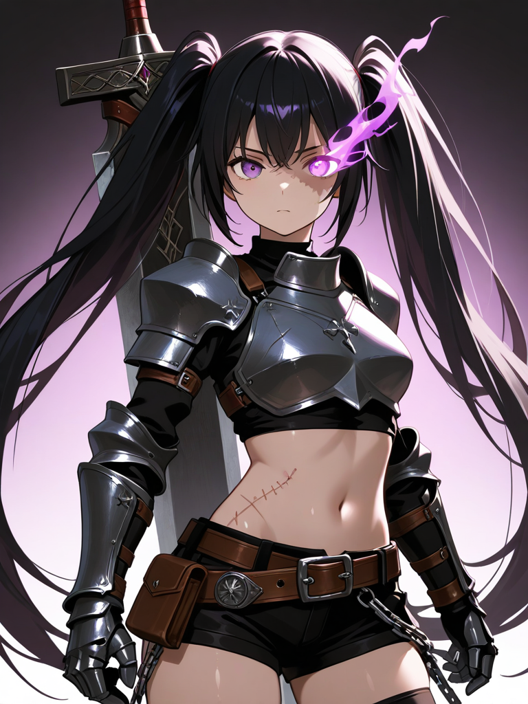 Insane Black Rock Shooter — Black Rock Shooter character card