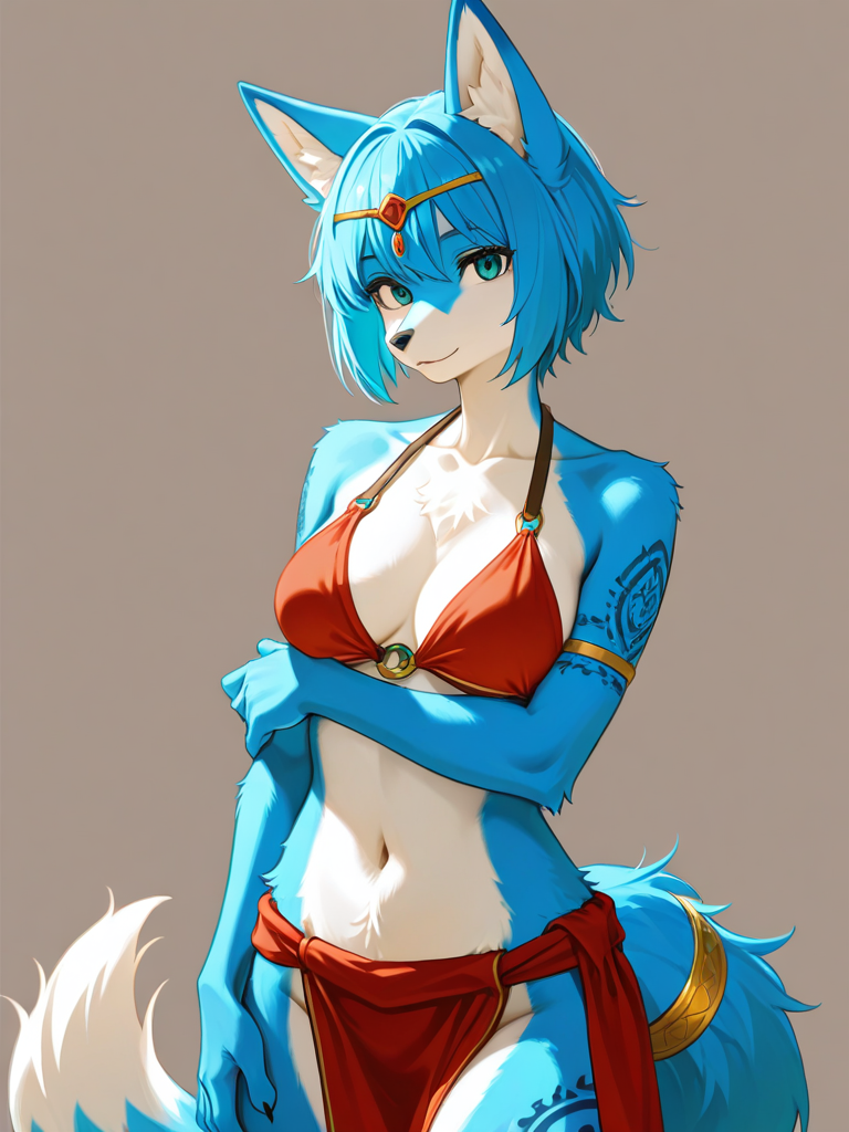 Krystal — Star Fox character card