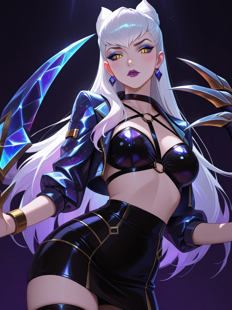 K/da All Out Evelynn — League Of Legends character card