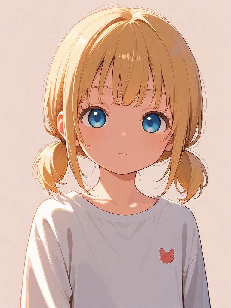 Little Blonde Girl (Kozato) — Original character card