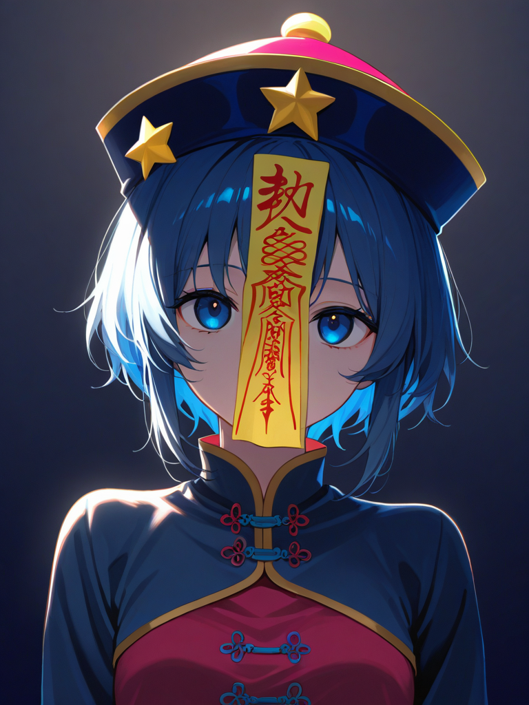 Miyako Yoshika — Touhou character card