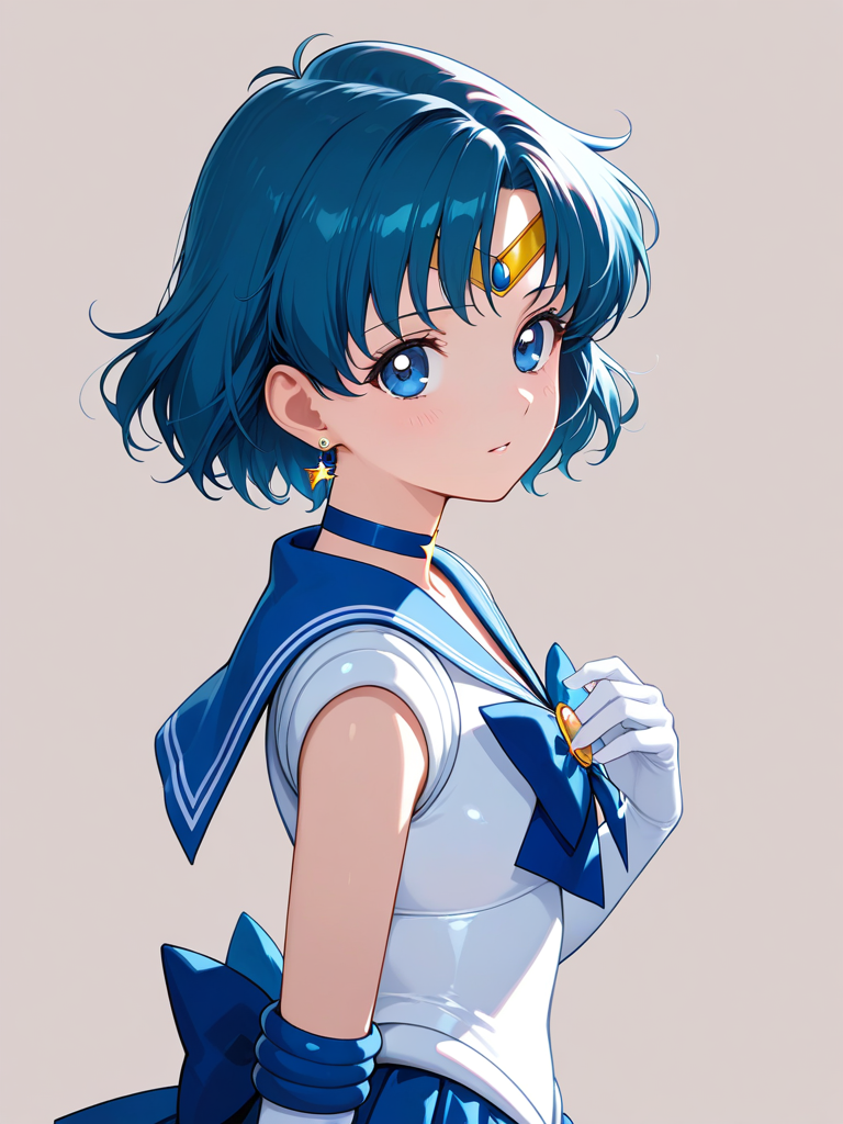 Mizuno Ami — Bishoujo Senshi Sailor Moon character card