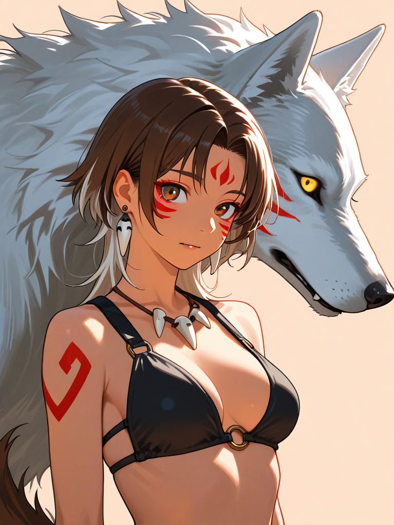 Moro (Mononoke Hime) — Mononoke Hime character card