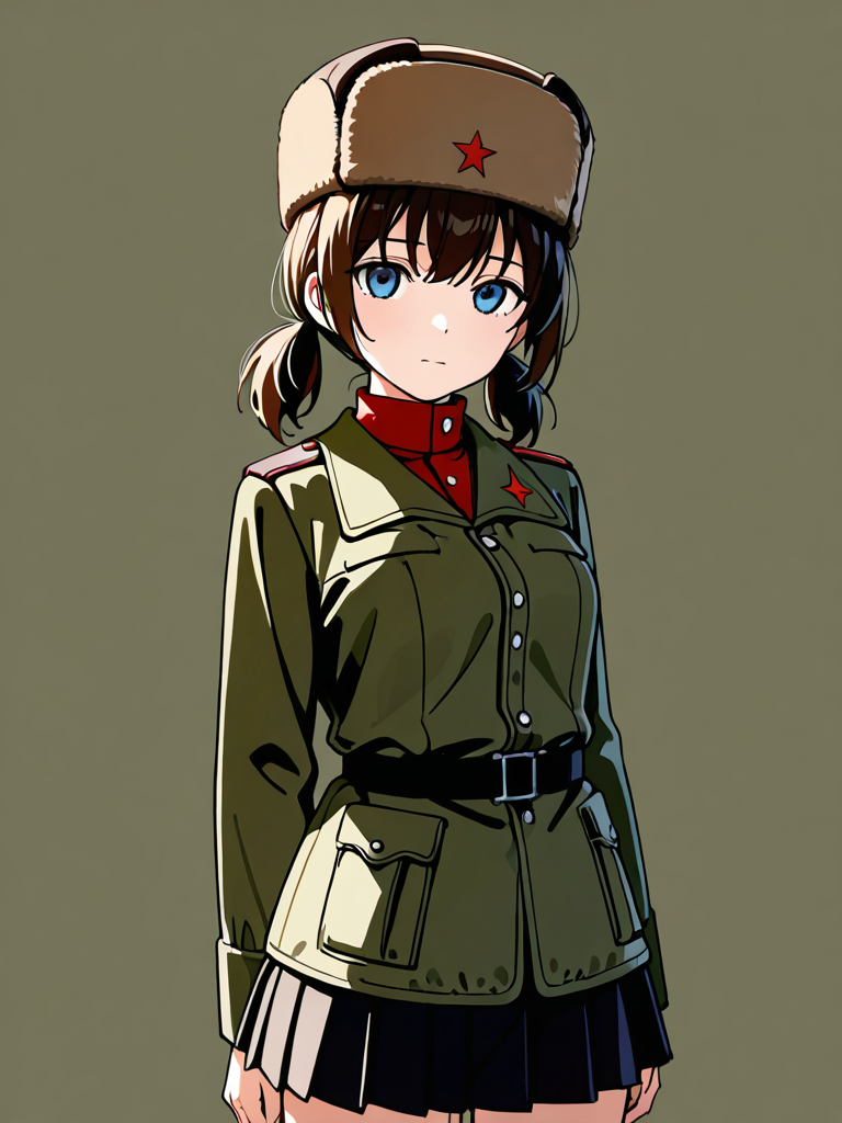 Nina (Girls Und Panzer) — Girls Und Panzer character card
