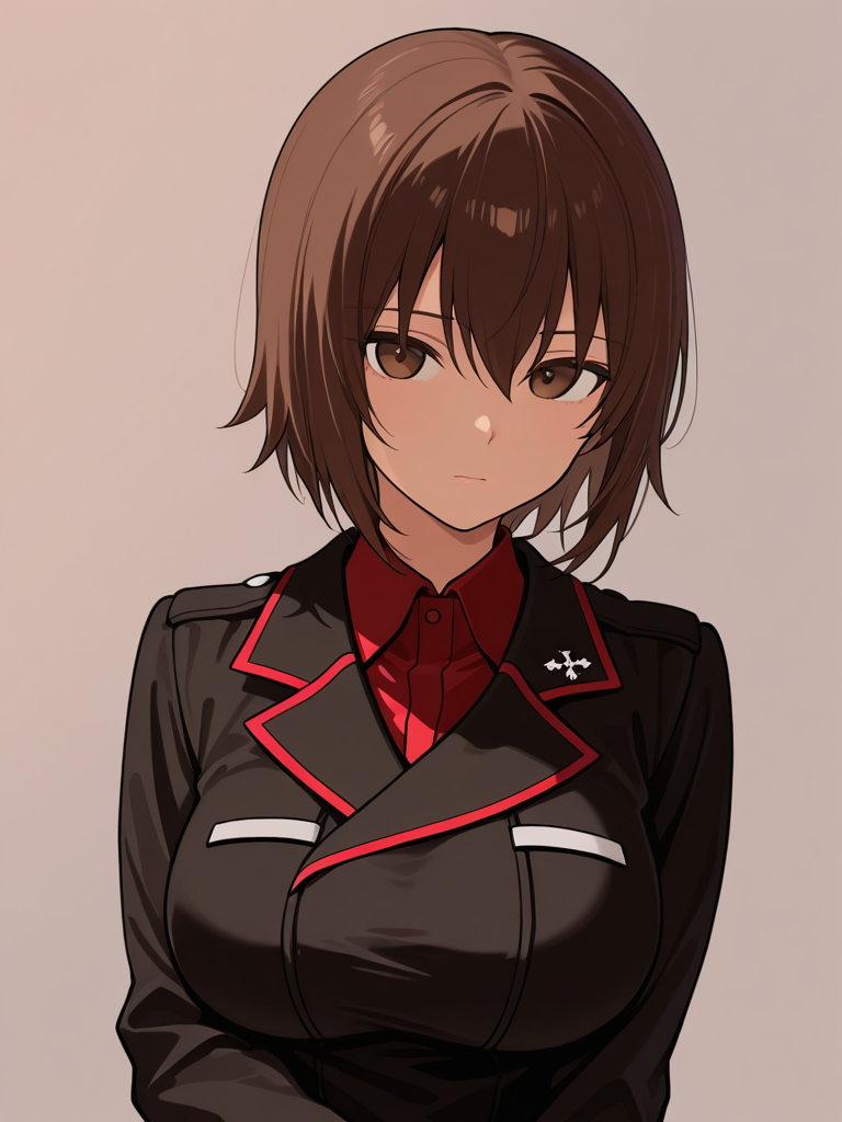 Nishizumi Maho — Girls Und Panzer character card