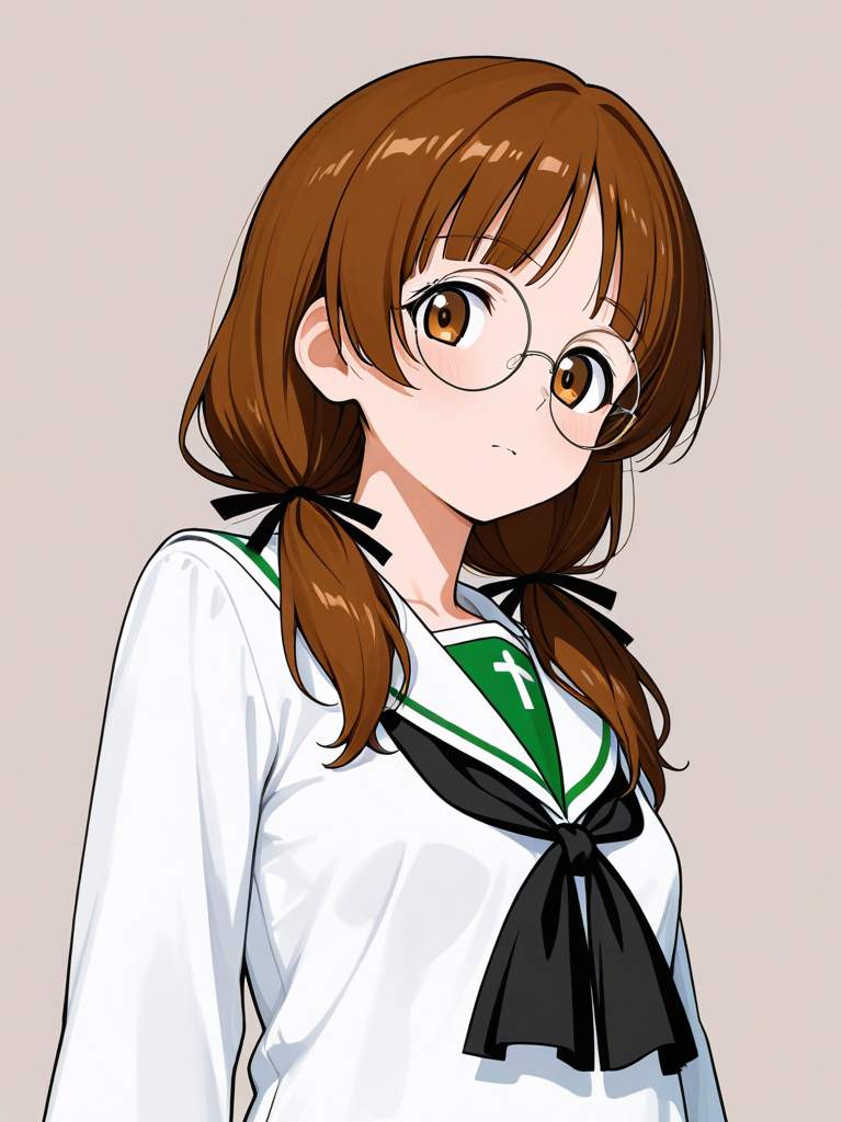 Oono Aya — Girls Und Panzer character card
