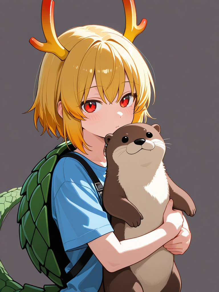 Otter Spirit (Touhou) — Touhou character card