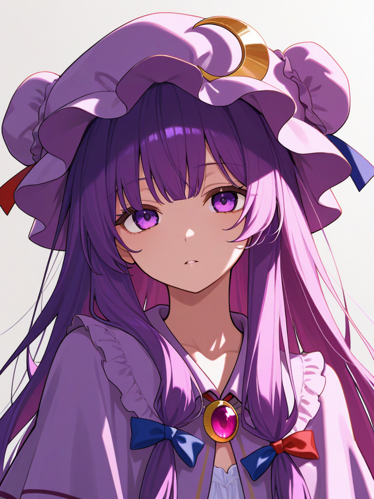 Patchouli Knowledge — Touhou character card