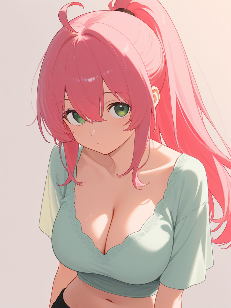 Pink-haired Girl (Kay Yu) — Original character card