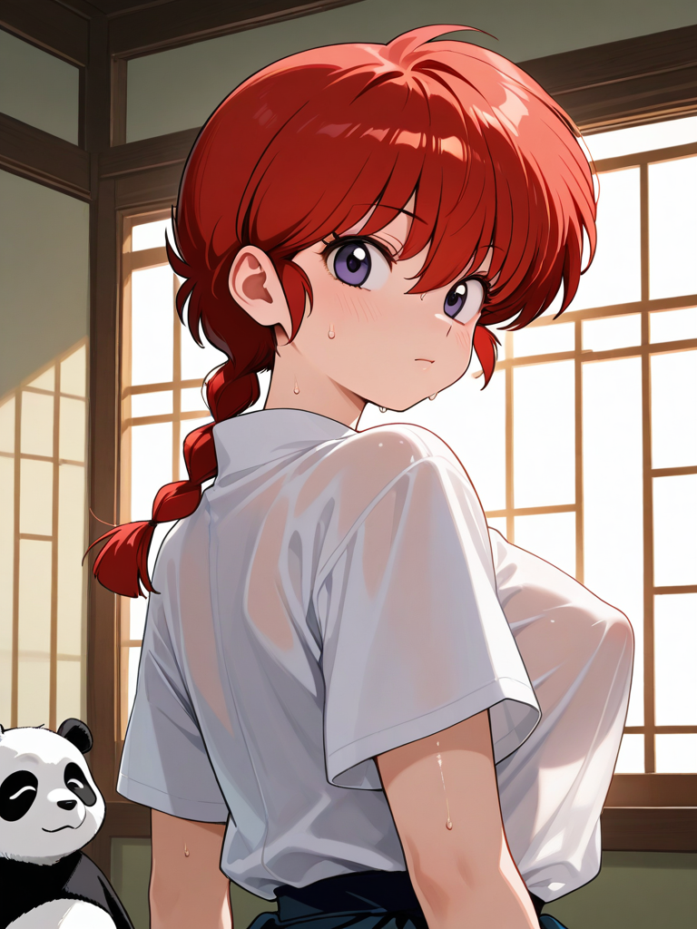 Saotome Genma — Ranma 1 character card