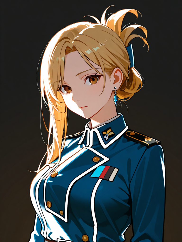Riza Hawkeye — Fullmetal Alchemist character card