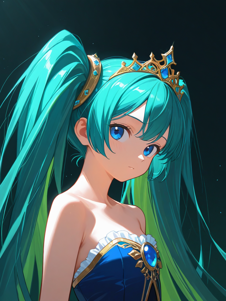 Rock Miku (Project Voltage) — Pokemon character card